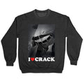 I Love Crack Crewneck - Adult & Kids T-Shirts, Sweatshirts & Hoodies apparel design preview 1