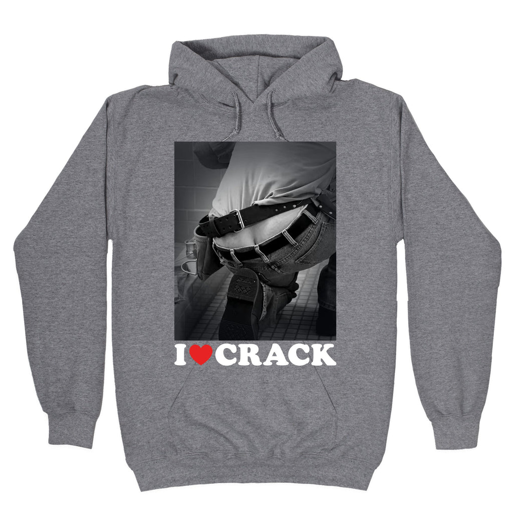 I Love Crack - Adult & Kids T-Shirts, Sweatshirts & Hoodies apparel design preview 1