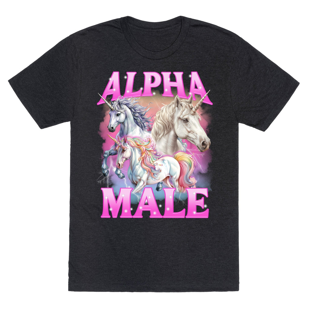 Alpha Male Unisex Triblend - Adult & Kids T-Shirts, Sweatshirts & Hoodies apparel design preview 1