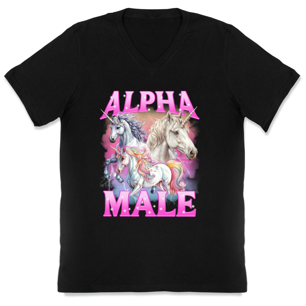 Alpha Male V-Neck - Adult & Kids T-Shirts, Sweatshirts & Hoodies apparel design preview 1