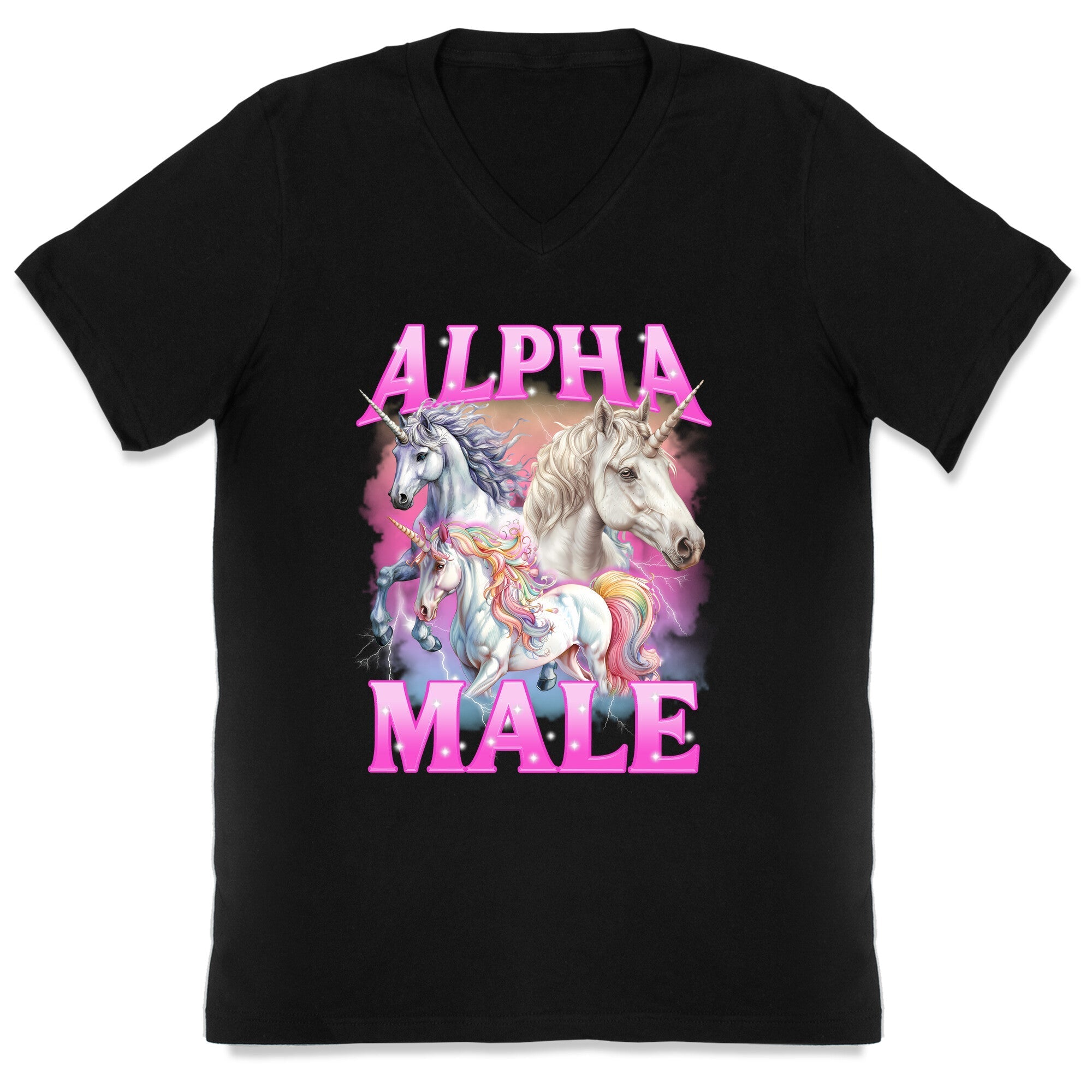 Alpha Male V-Neck - Adult & Kids T-Shirts, Sweatshirts & Hoodies apparel design preview 1