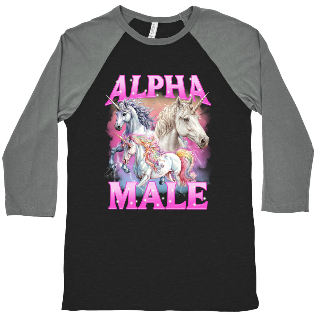 Alpha Male Baseball - Adult & Kids T-Shirts, Sweatshirts & Hoodies apparel design preview 1