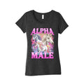 Alpha Male Womens Triblend - Adult & Kids T-Shirts, Sweatshirts & Hoodies apparel design preview 1