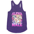 Alpha Male Racerback Tank - Adult & Kids T-Shirts, Sweatshirts & Hoodies apparel design preview 1