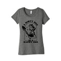 Dirty Hoe, Happy Womens Triblend - Adult & Kids T-Shirts, Sweatshirts & Hoodies apparel design preview 1