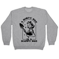 Dirty Hoe, Happy Crewneck - Adult & Kids T-Shirts, Sweatshirts & Hoodies apparel design preview 1