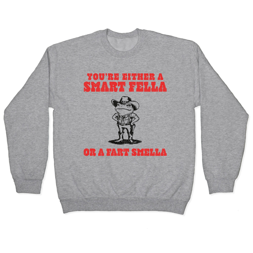 Fart Smella Crewneck - Adult & Kids T-Shirts, Sweatshirts & Hoodies apparel design preview 1