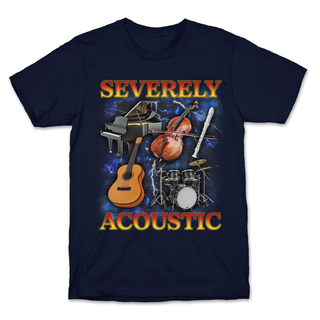 Severely Acoustic - Adult & Kids T-Shirts, Sweatshirts & Hoodies apparel design preview 1