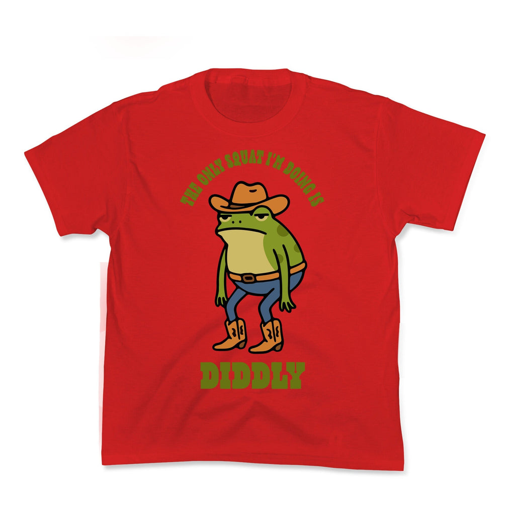 Diddly Squat Frog - Adult & Kids T-Shirts, Sweatshirts & Hoodies apparel design preview 1