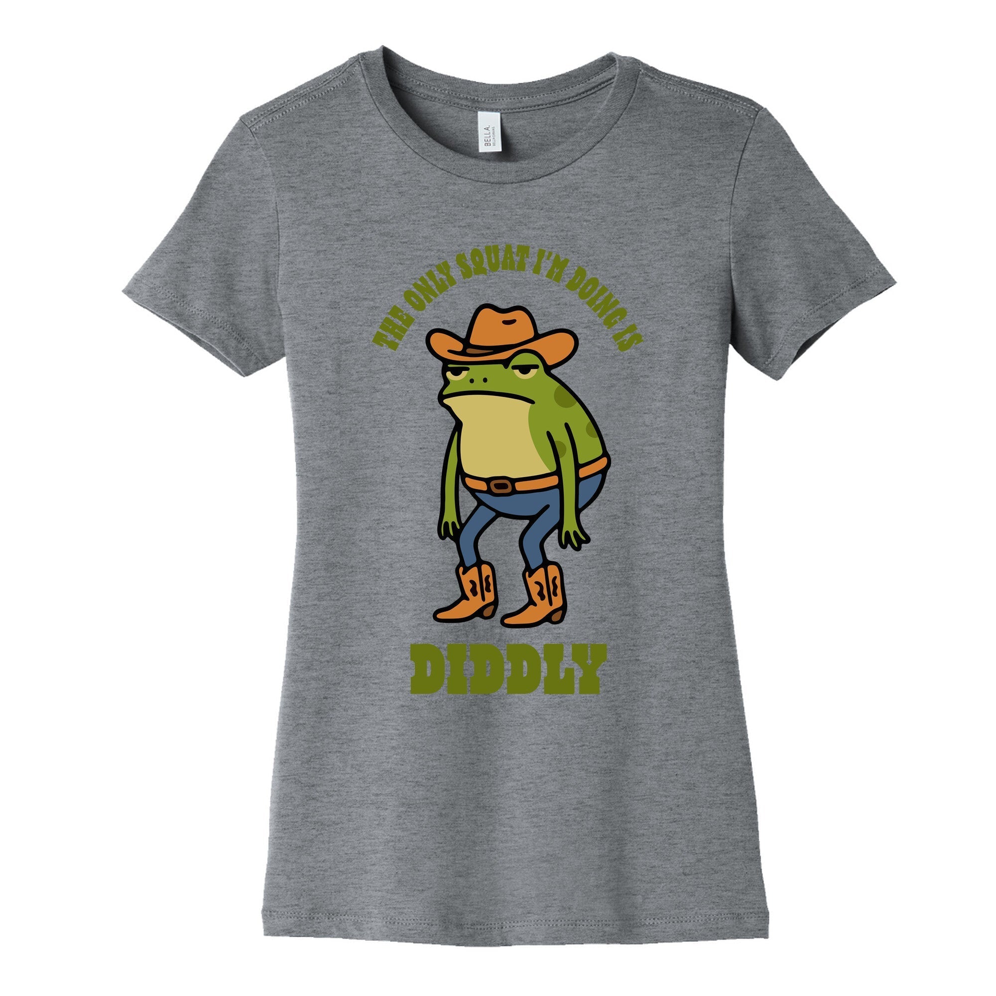 Diddly Squat Frog Womens Cotton - Adult & Kids T-Shirts, Sweatshirts & Hoodies apparel design preview 1
