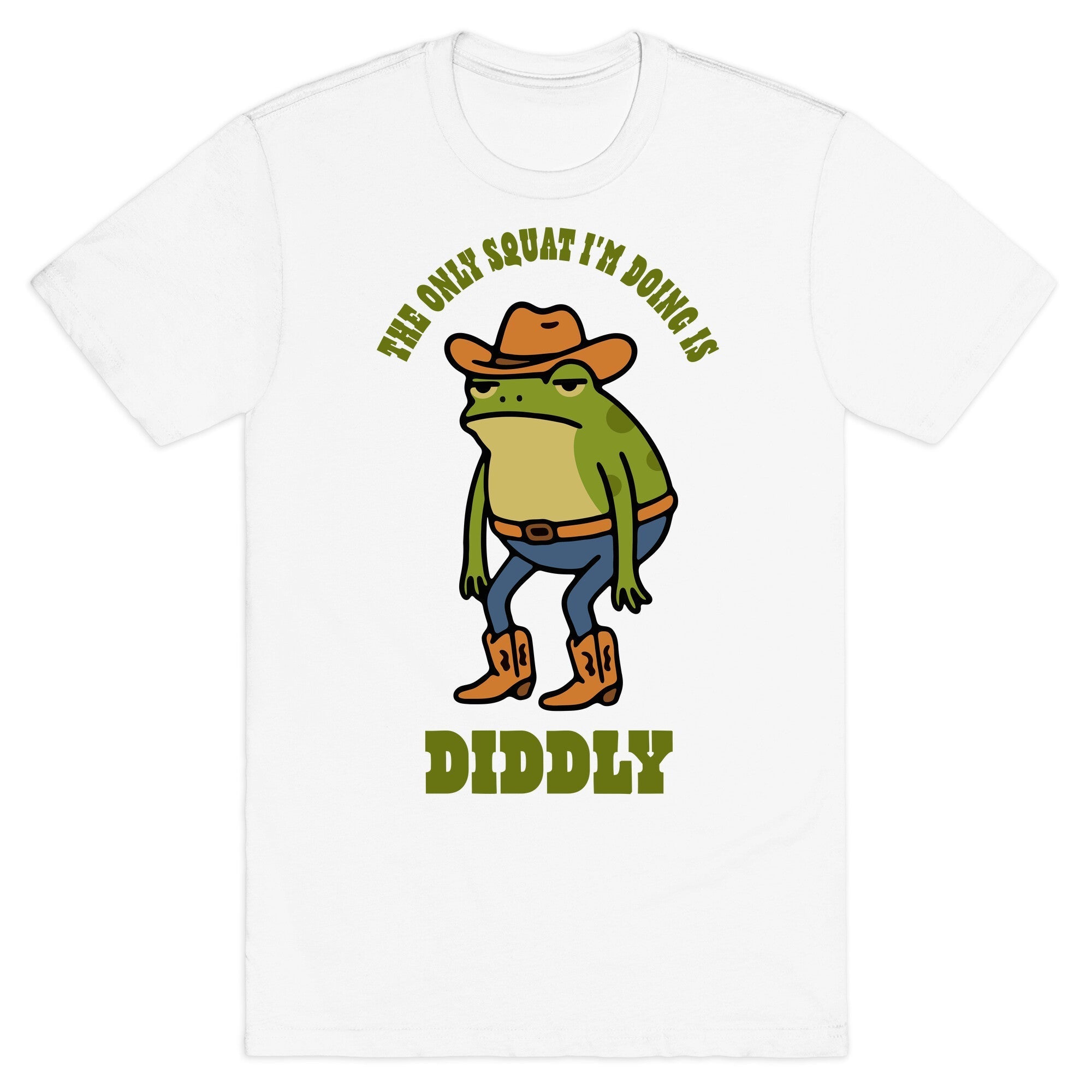 Diddly Squat Frog - Adult & Kids T-Shirts, Sweatshirts & Hoodies apparel design preview 1