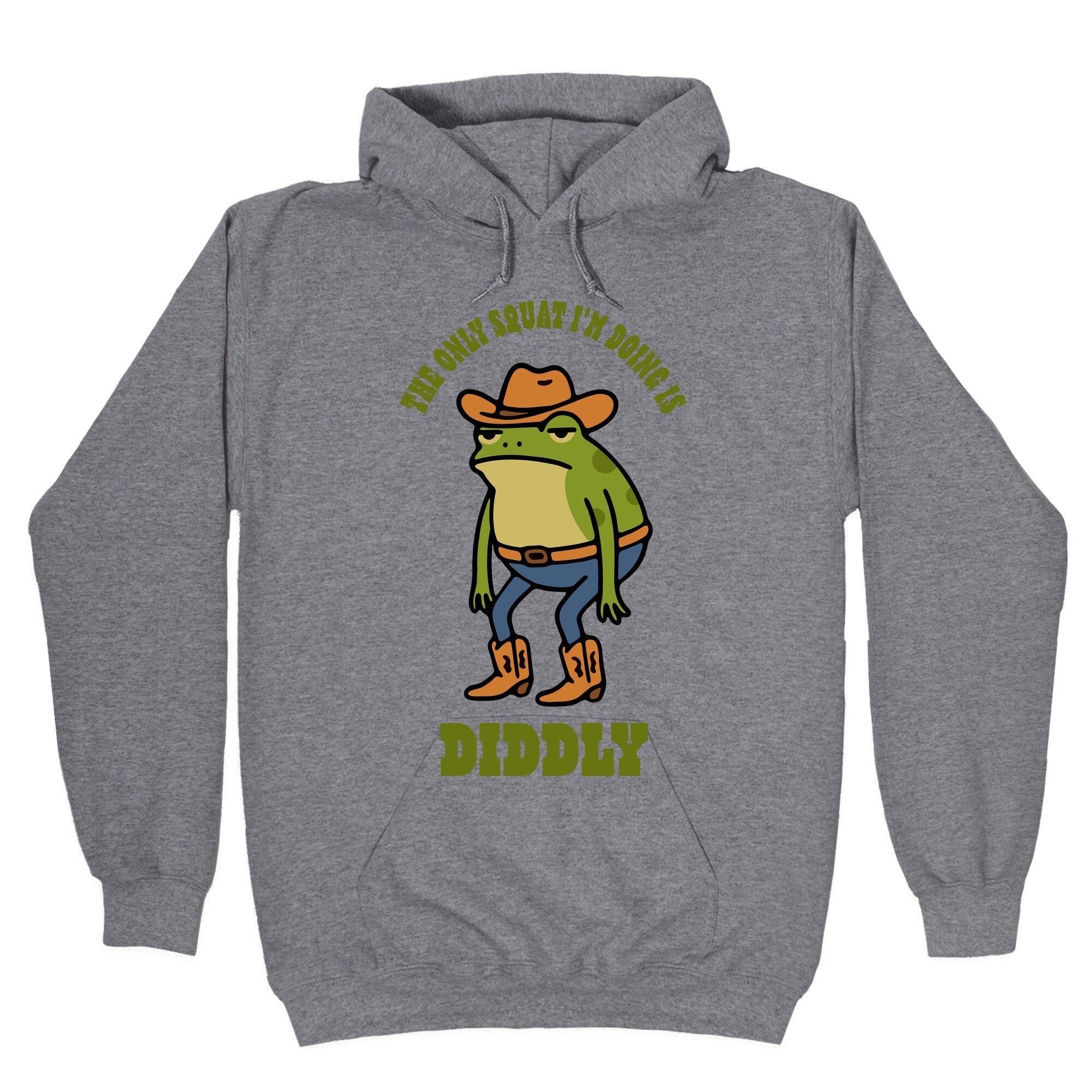 Diddly Squat Frog - Adult & Kids T-Shirts, Sweatshirts & Hoodies apparel design preview 1