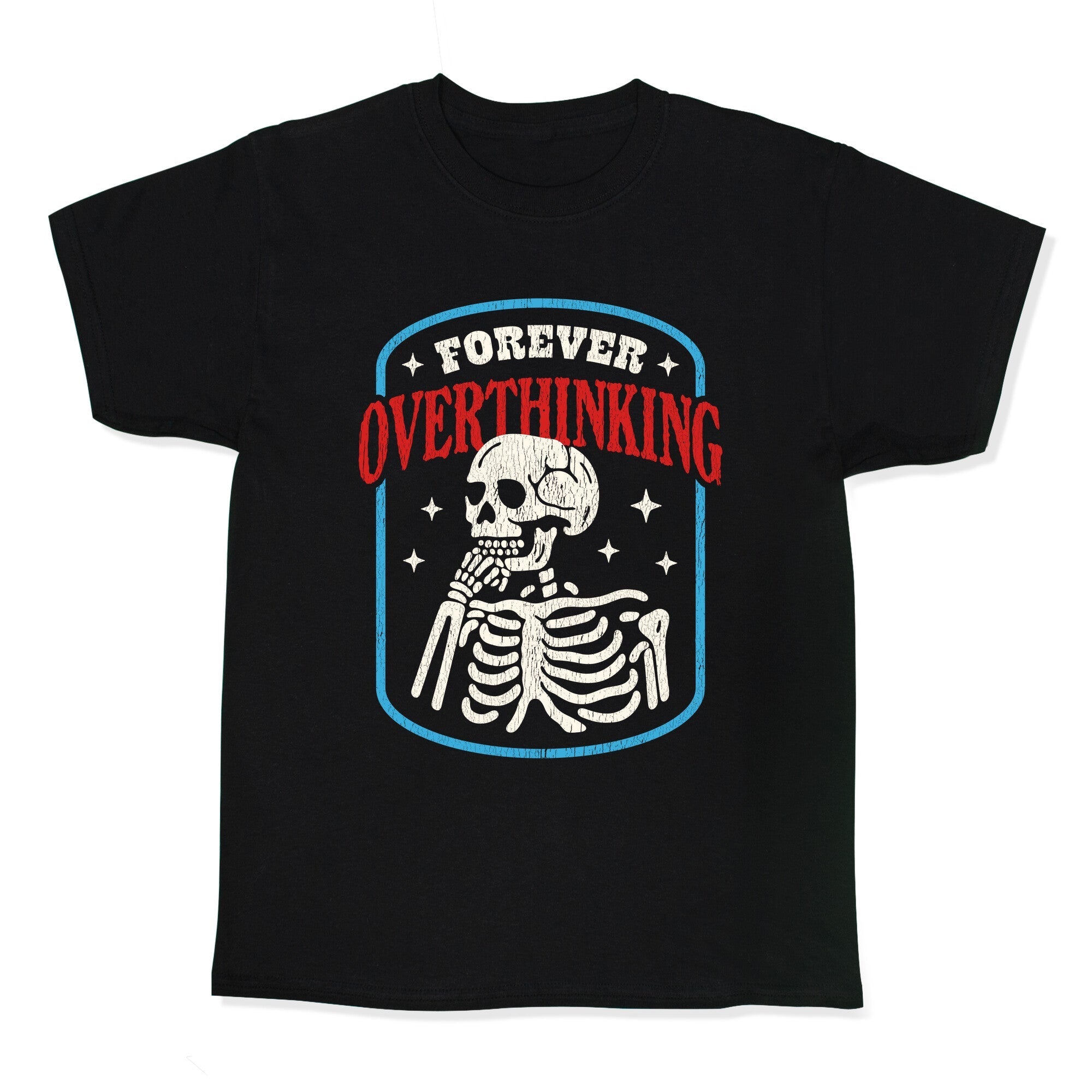 Overthinking - Adult & Kids T-Shirts, Sweatshirts & Hoodies apparel design preview 1