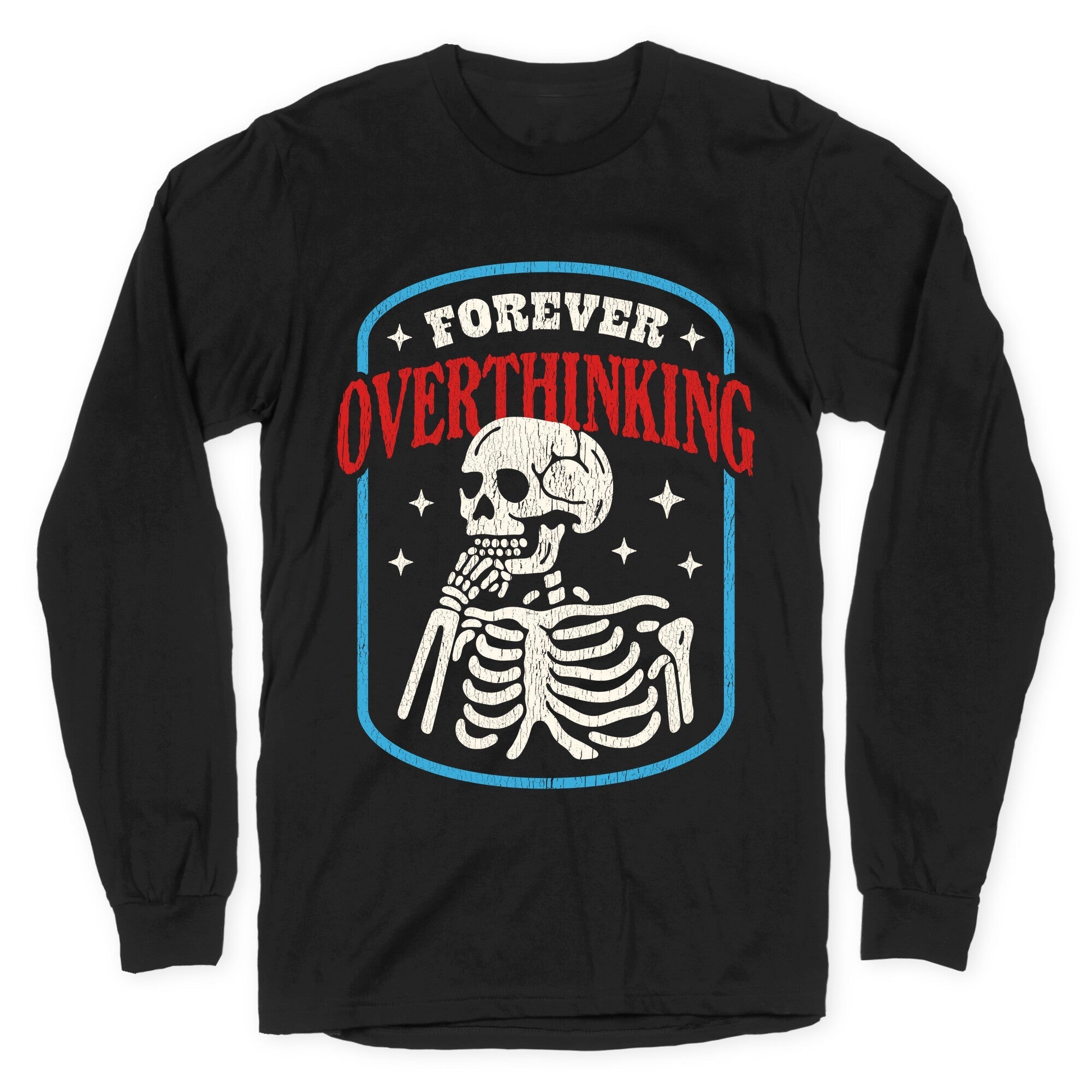 Overthinking - Adult & Kids T-Shirts, Sweatshirts & Hoodies apparel design preview 1