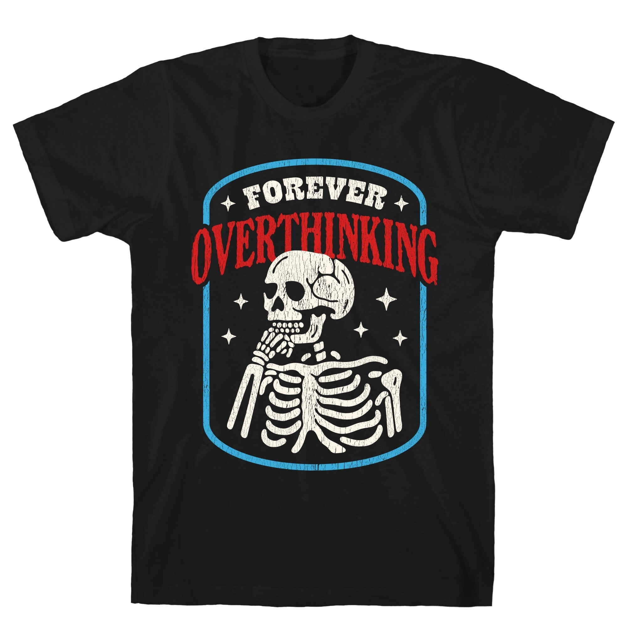Overthinking - Adult & Kids T-Shirts, Sweatshirts & Hoodies apparel design preview 1