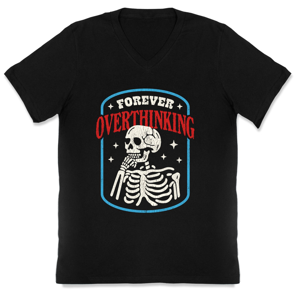 Overthinking V-Neck - Adult & Kids T-Shirts, Sweatshirts & Hoodies apparel design preview 1