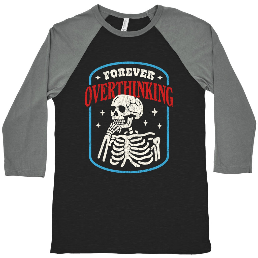 Overthinking Baseball - Adult & Kids T-Shirts, Sweatshirts & Hoodies apparel design preview 1