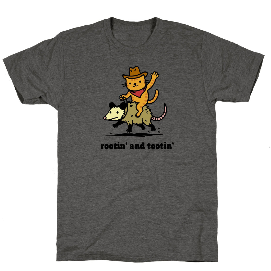 Rootin and Tootin Unisex Triblend - Adult & Kids T-Shirts, Sweatshirts & Hoodies apparel design preview 1