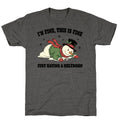 Just Having A Meltdown Unisex Triblend - Adult & Kids T-Shirts, Sweatshirts & Hoodies apparel design preview 1