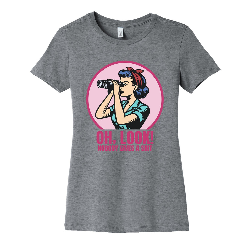 Nobody Gives A Shit Womens Cotton - Adult & Kids T-Shirts, Sweatshirts & Hoodies apparel design preview 1