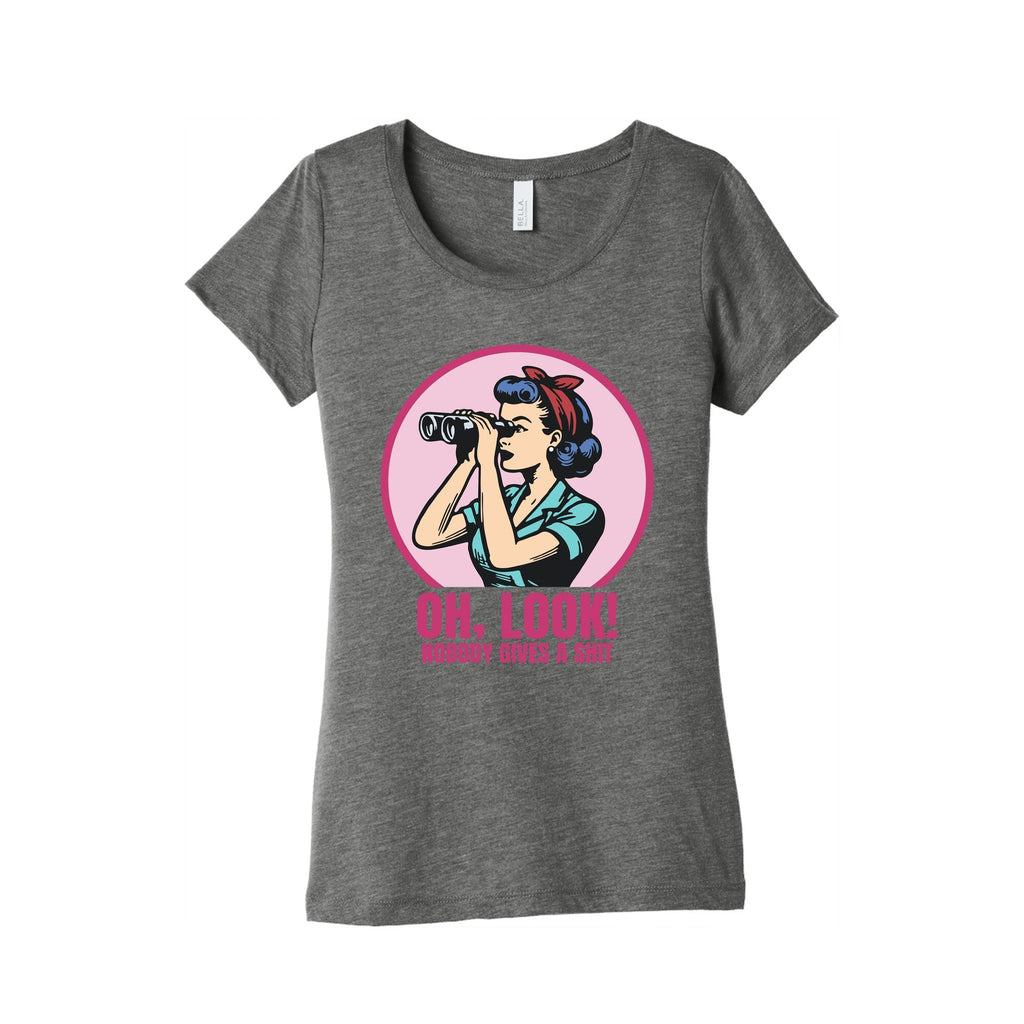 Nobody Gives A Shit Womens Triblend - Adult & Kids T-Shirts, Sweatshirts & Hoodies apparel design preview 1