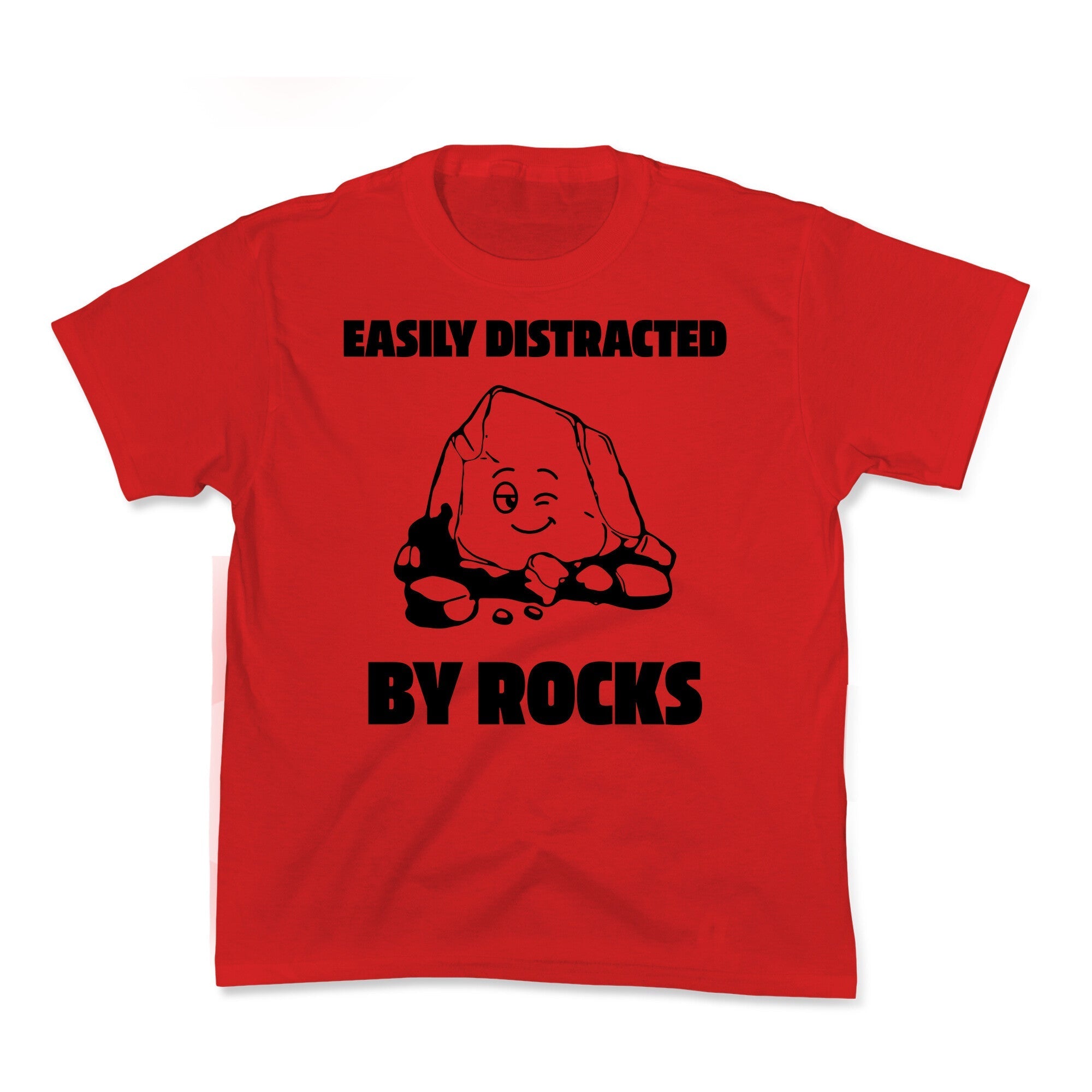 Easily Distracted By Rocks - Adult & Kids T-Shirts, Sweatshirts & Hoodies apparel design preview 1