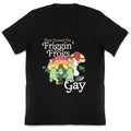 Gay Frogs V-Neck - Adult & Kids T-Shirts, Sweatshirts & Hoodies apparel design preview 1