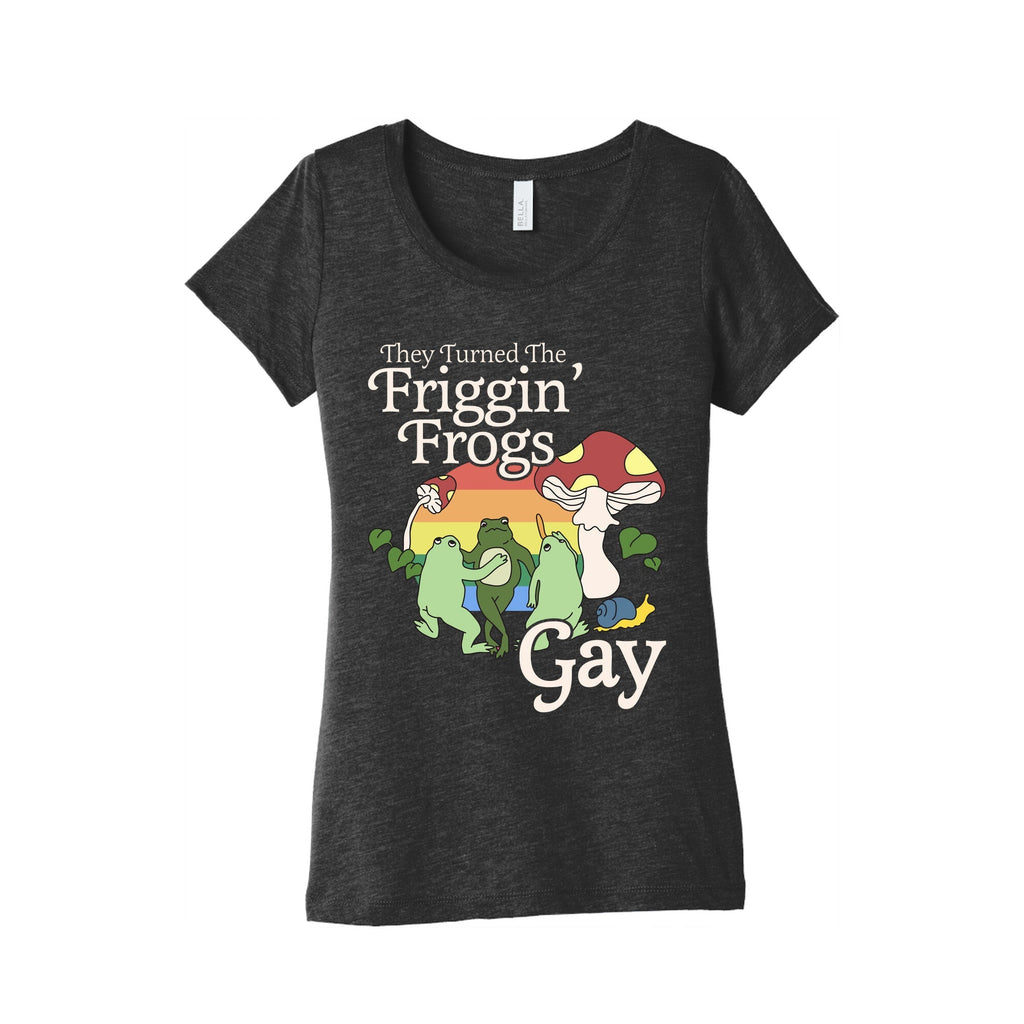 Gay Frogs Womens Triblend - Adult & Kids T-Shirts, Sweatshirts & Hoodies apparel design preview 1