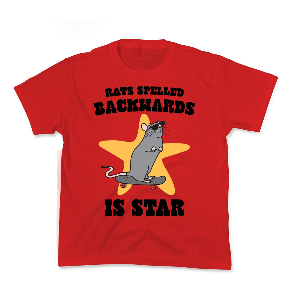 Rats Spelled Backwards is STAR - Adult & Kids T-Shirts, Sweatshirts & Hoodies apparel design preview 1
