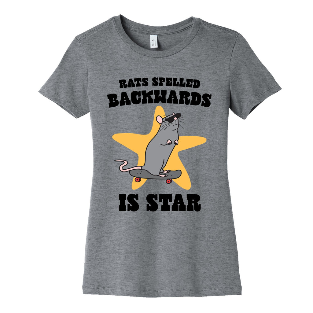 Rats Spelled Backwards is STAR Womens Cotton - Adult & Kids T-Shirts, Sweatshirts & Hoodies apparel design preview 1