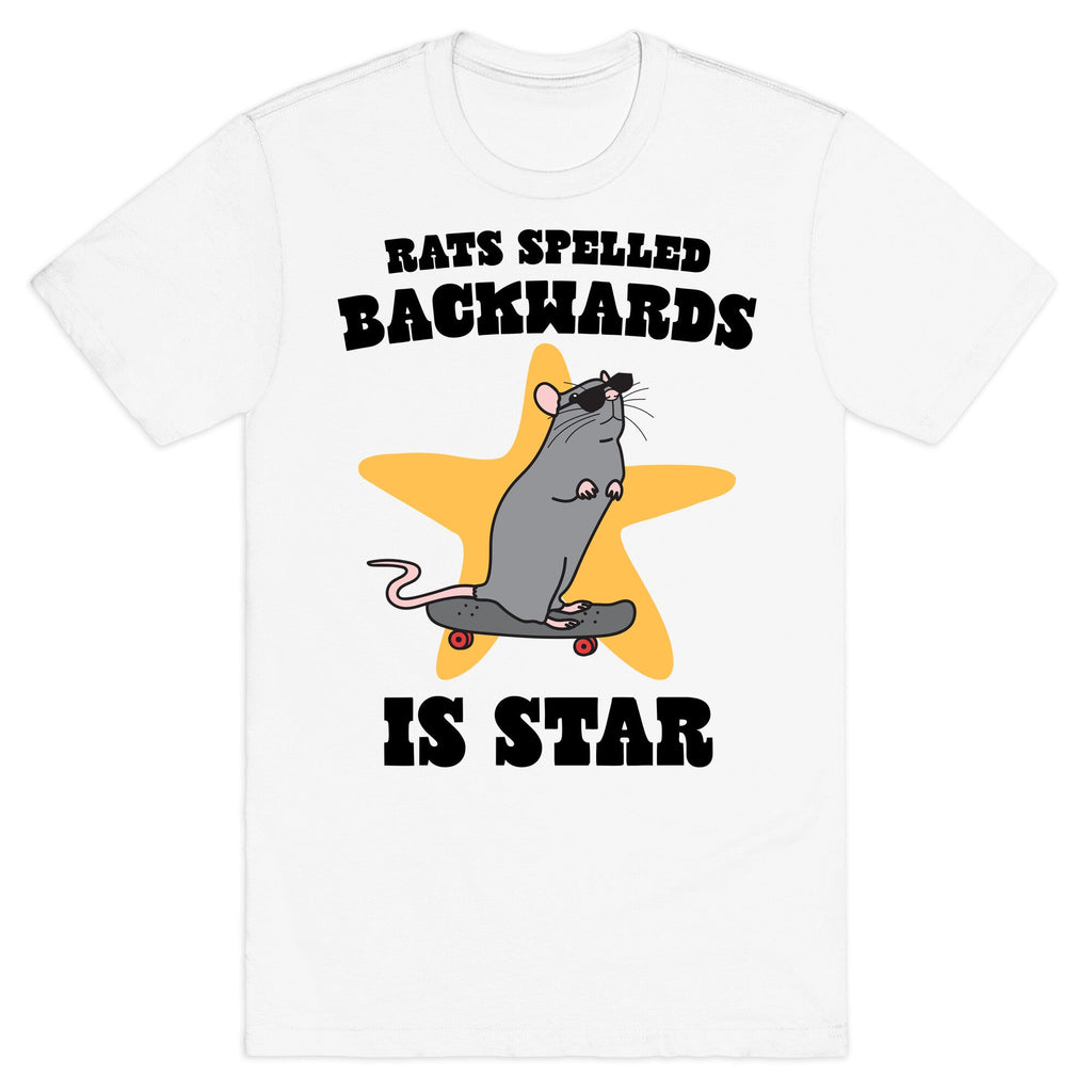 Rats Spelled Backwards is STAR - Adult & Kids T-Shirts, Sweatshirts & Hoodies apparel design preview 1