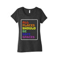 All Places Should Be Safe Spaces Womens Triblend - Adult & Kids T-Shirts, Sweatshirts & Hoodies apparel design preview 1
