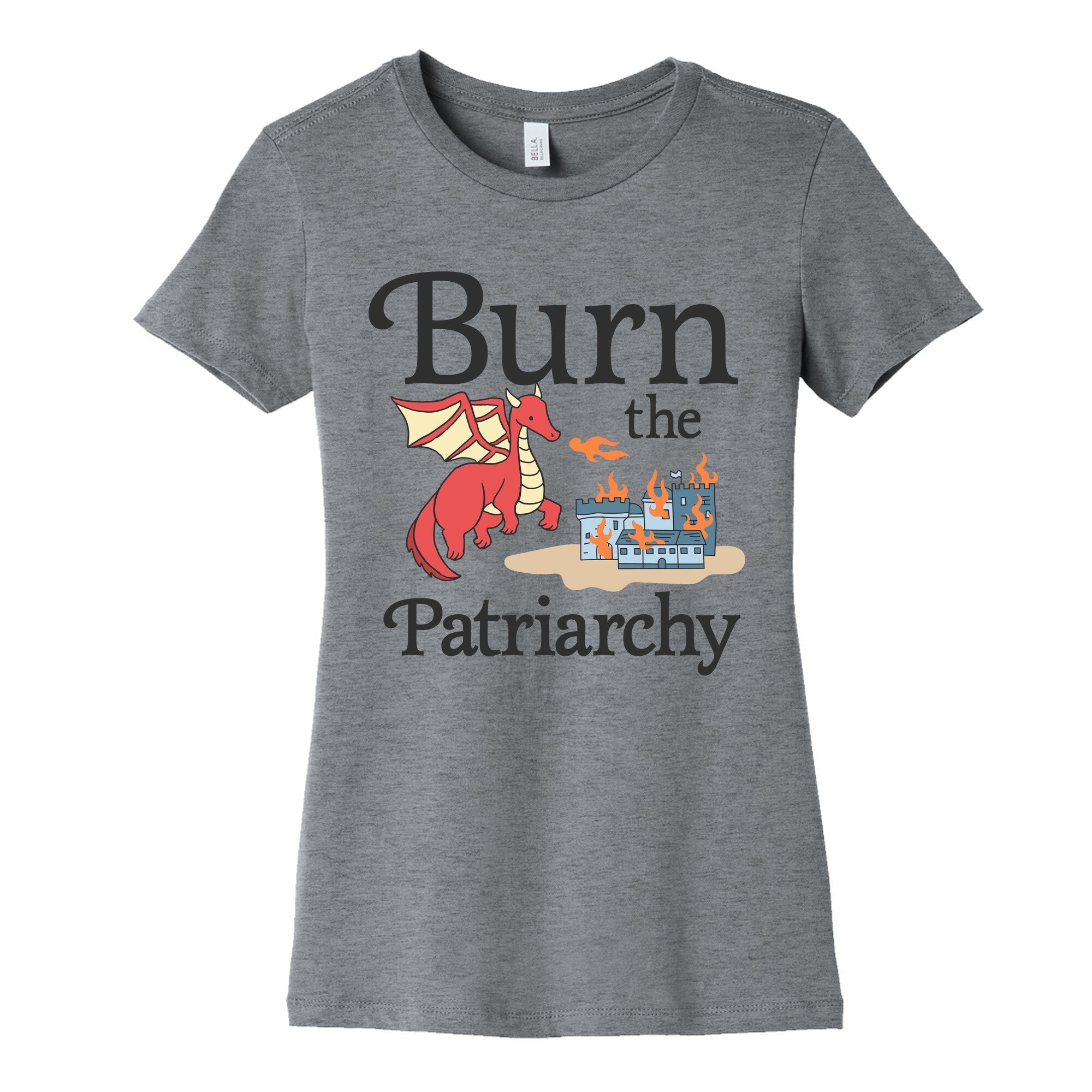 Burn the Patriarchy Womens Cotton - Adult & Kids T-Shirts, Sweatshirts & Hoodies apparel design preview 1