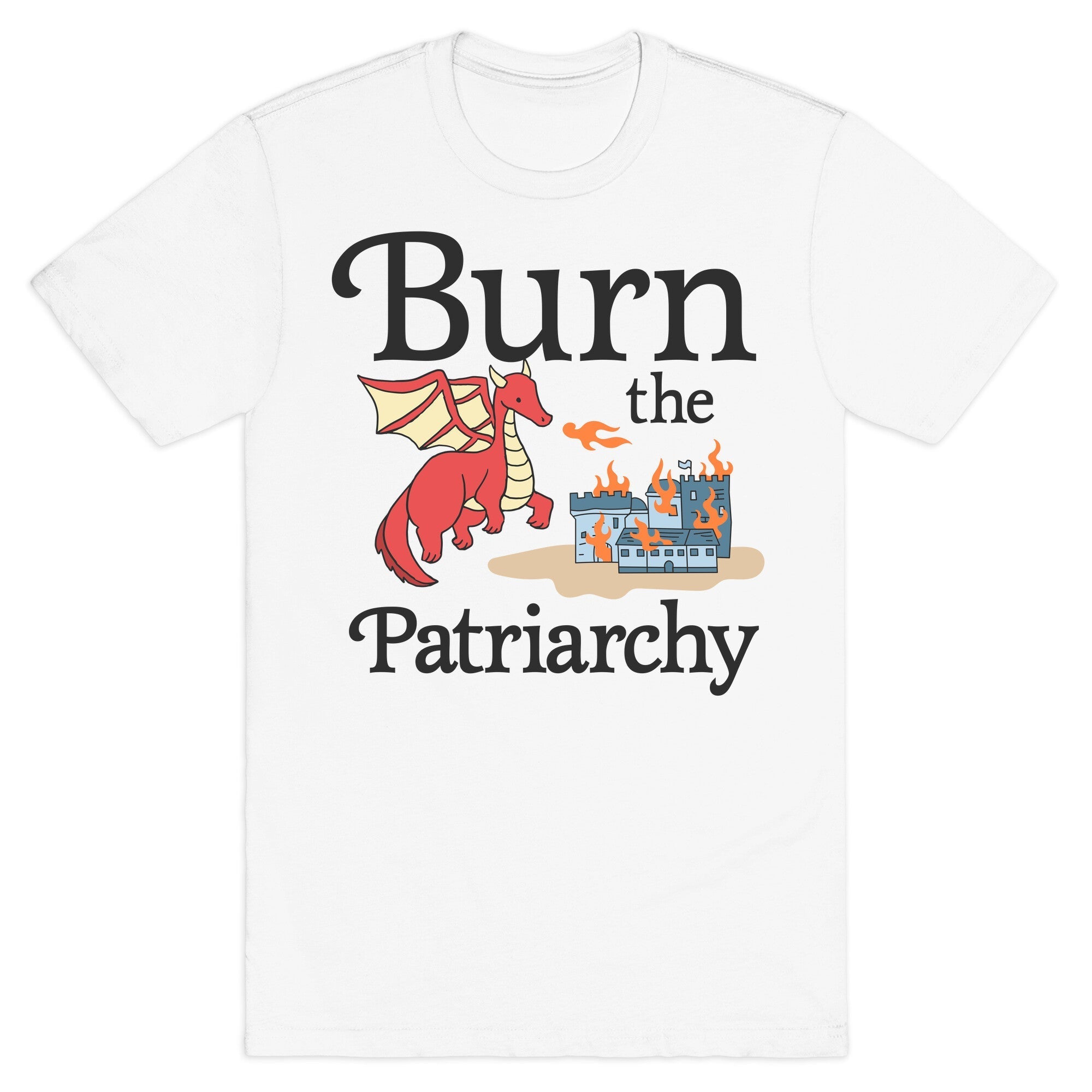 Burn the Patriarchy - Adult & Kids T-Shirts, Sweatshirts & Hoodies apparel design preview 1