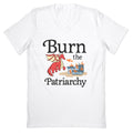 Burn the Patriarchy V-Neck - Adult & Kids T-Shirts, Sweatshirts & Hoodies apparel design preview 1