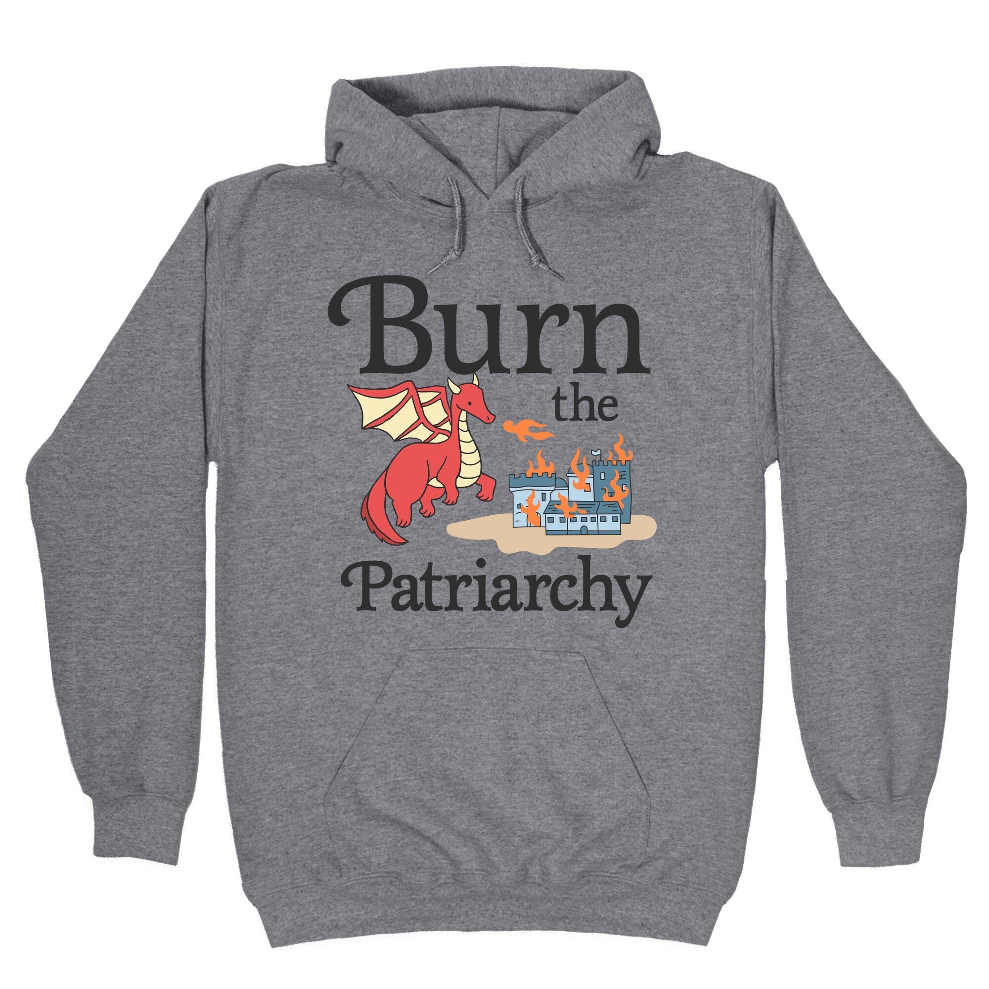 Burn the Patriarchy - Adult & Kids T-Shirts, Sweatshirts & Hoodies apparel design preview 1