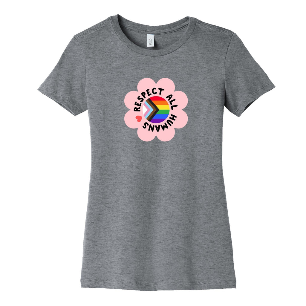 Respect All Humans Womens Cotton - Adult & Kids T-Shirts, Sweatshirts & Hoodies apparel design preview 1