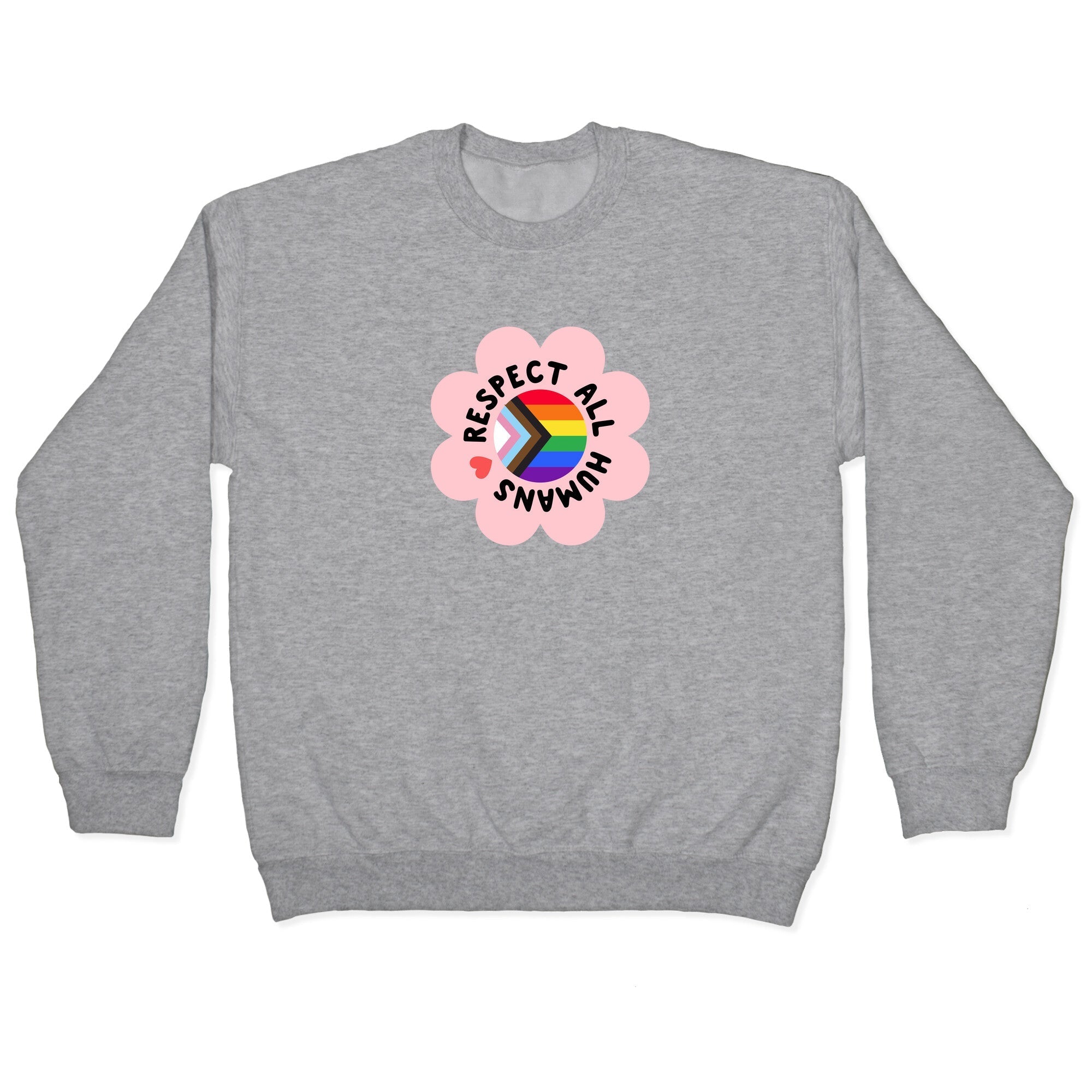 Respect All Humans Crewneck - Adult & Kids T-Shirts, Sweatshirts & Hoodies apparel design preview 1