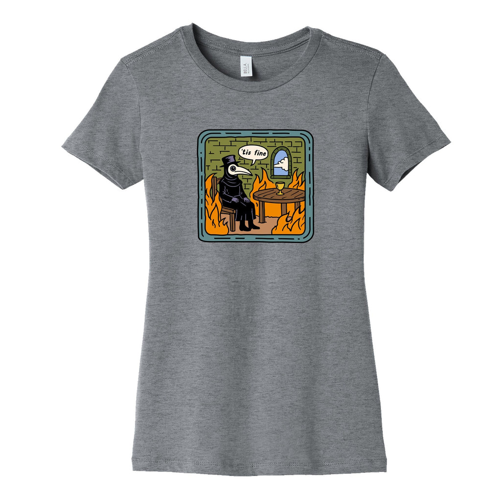Tis Fine Womens Cotton - Adult & Kids T-Shirts, Sweatshirts & Hoodies apparel design preview 1