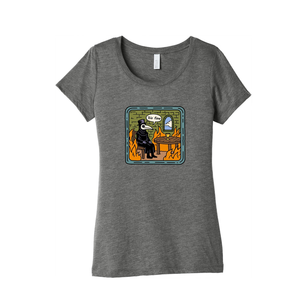 Tis Fine Womens Triblend - Adult & Kids T-Shirts, Sweatshirts & Hoodies apparel design preview 1