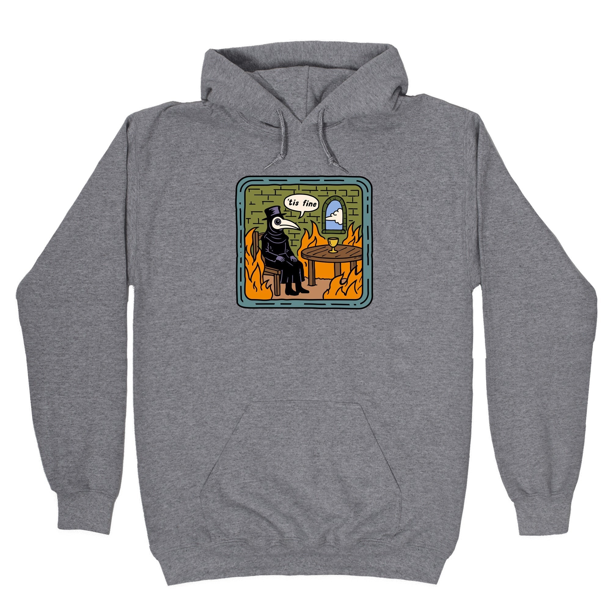 Tis Fine - Adult & Kids T-Shirts, Sweatshirts & Hoodies apparel design preview 1