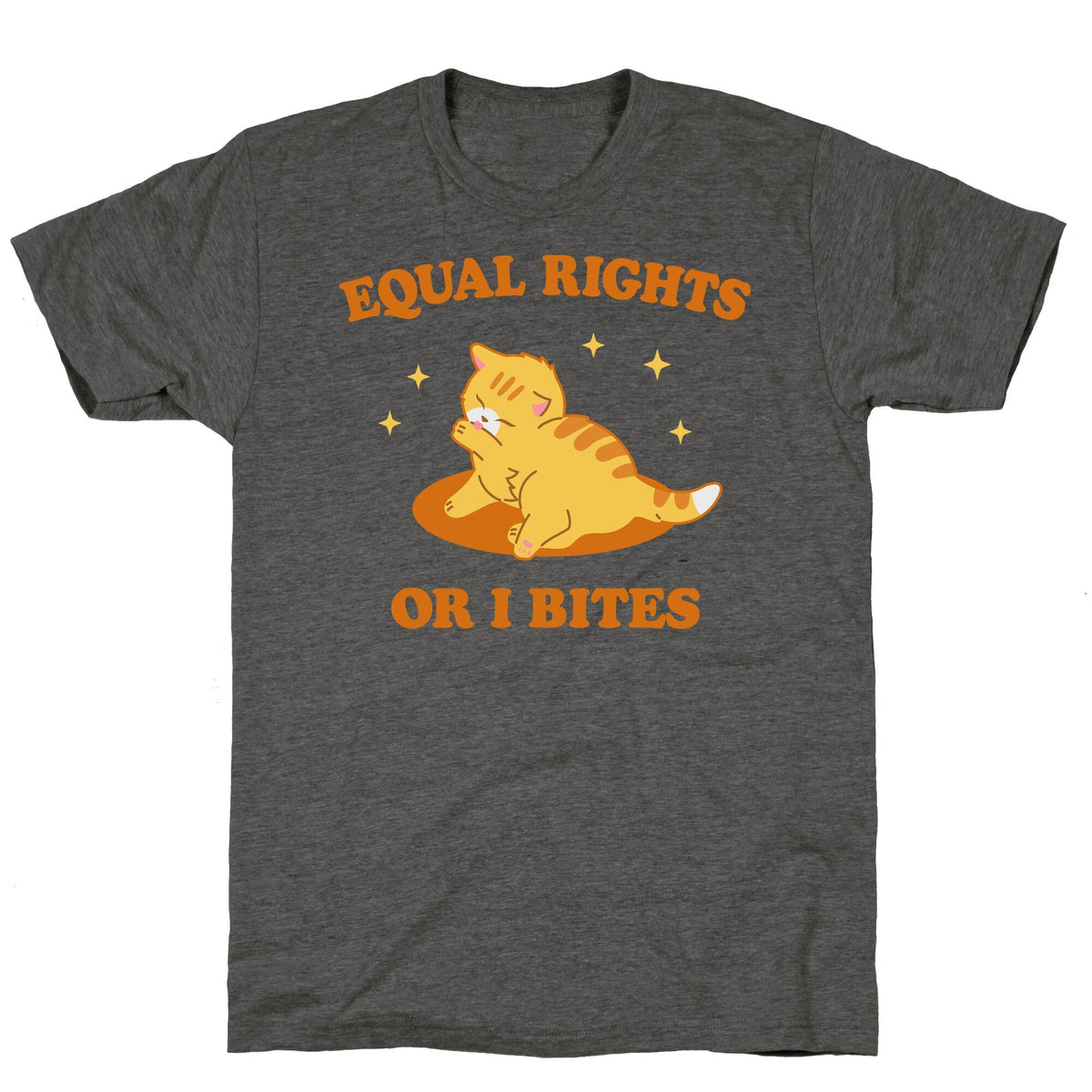 Equal Rights or I Bites Unisex Triblend - Adult & Kids T-Shirts, Sweatshirts & Hoodies apparel design preview 1