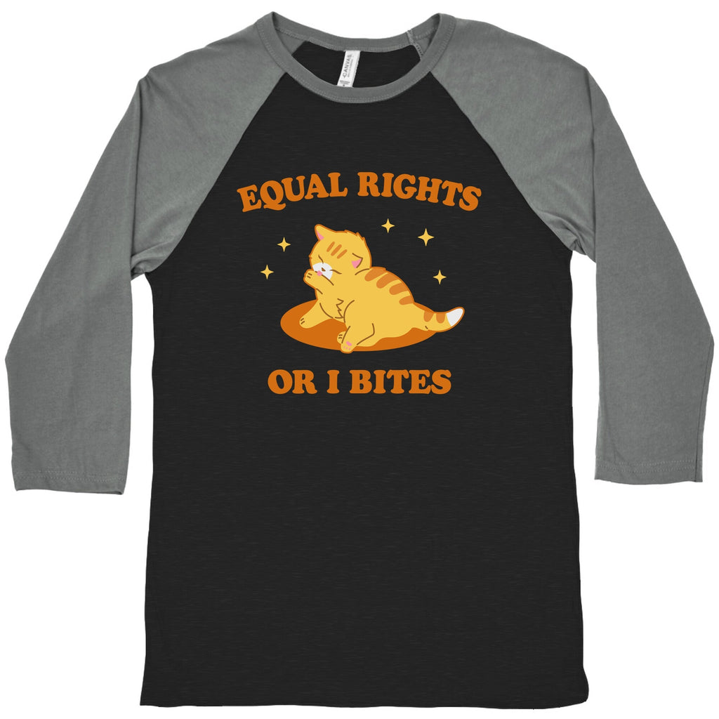 Equal Rights or I Bites Baseball - Adult & Kids T-Shirts, Sweatshirts & Hoodies apparel design preview 1