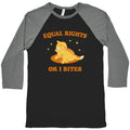 Equal Rights or I Bites Baseball - Adult & Kids T-Shirts, Sweatshirts & Hoodies apparel design preview 1