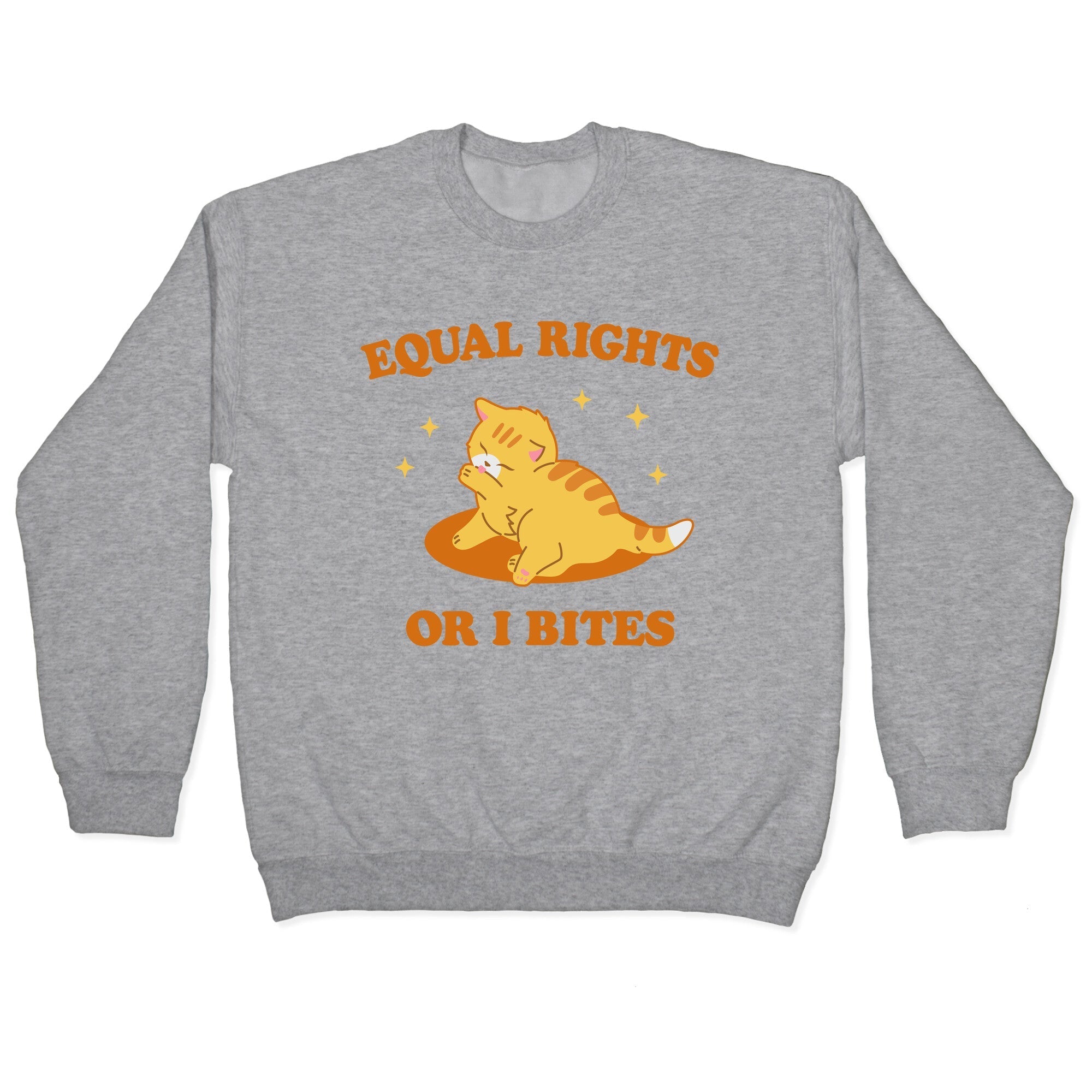 Equal Rights or I Bites Crewneck - Adult & Kids T-Shirts, Sweatshirts & Hoodies apparel design preview 1