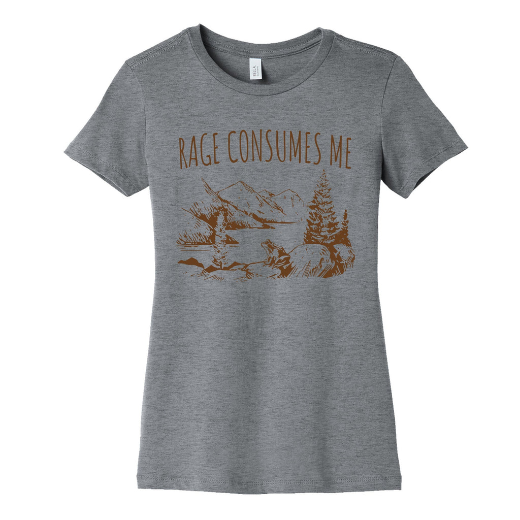 Rage Consumes Me Womens Cotton - Adult & Kids T-Shirts, Sweatshirts & Hoodies apparel design preview 1