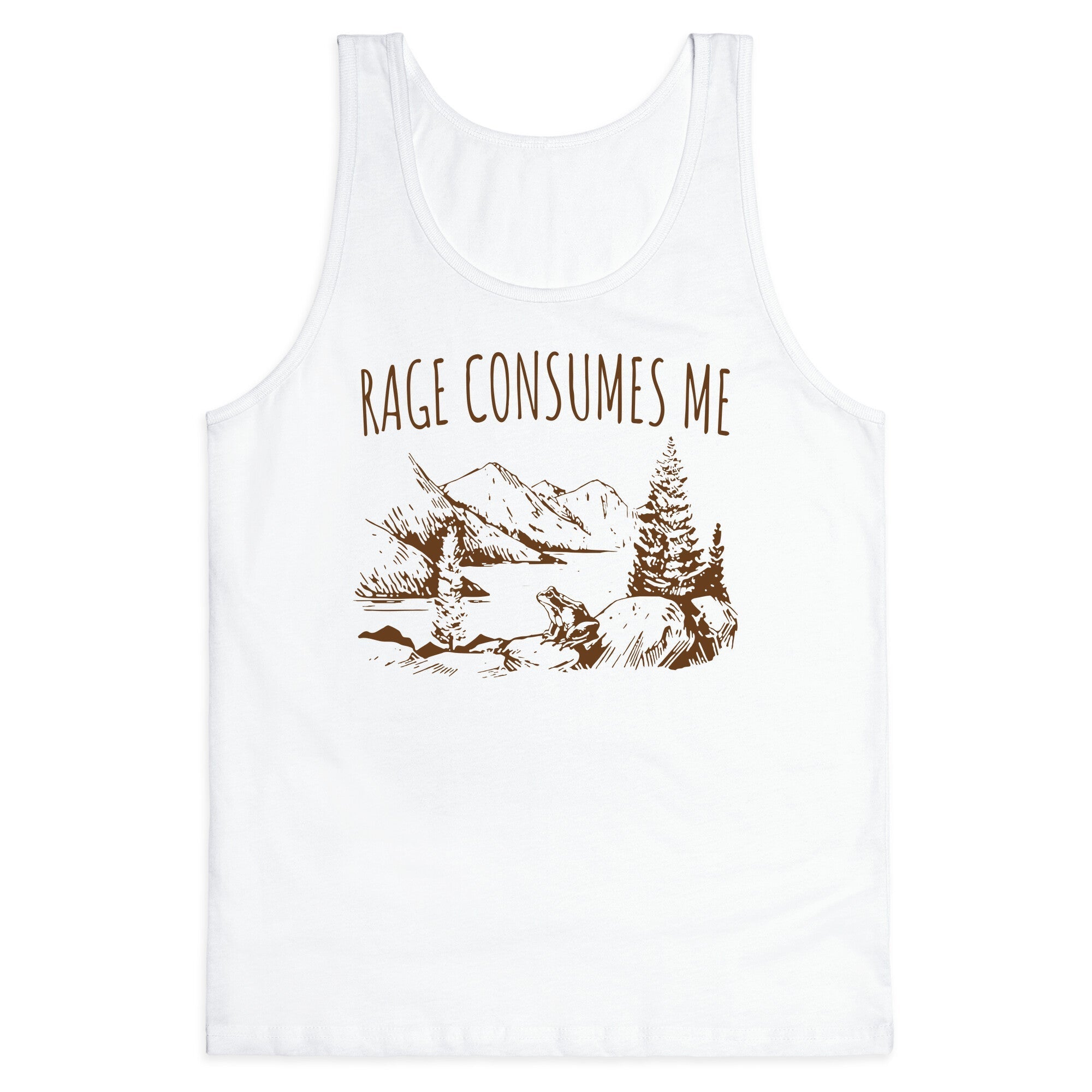 Rage Consumes Me Tank Top - Adult & Kids T-Shirts, Sweatshirts & Hoodies apparel design preview 1