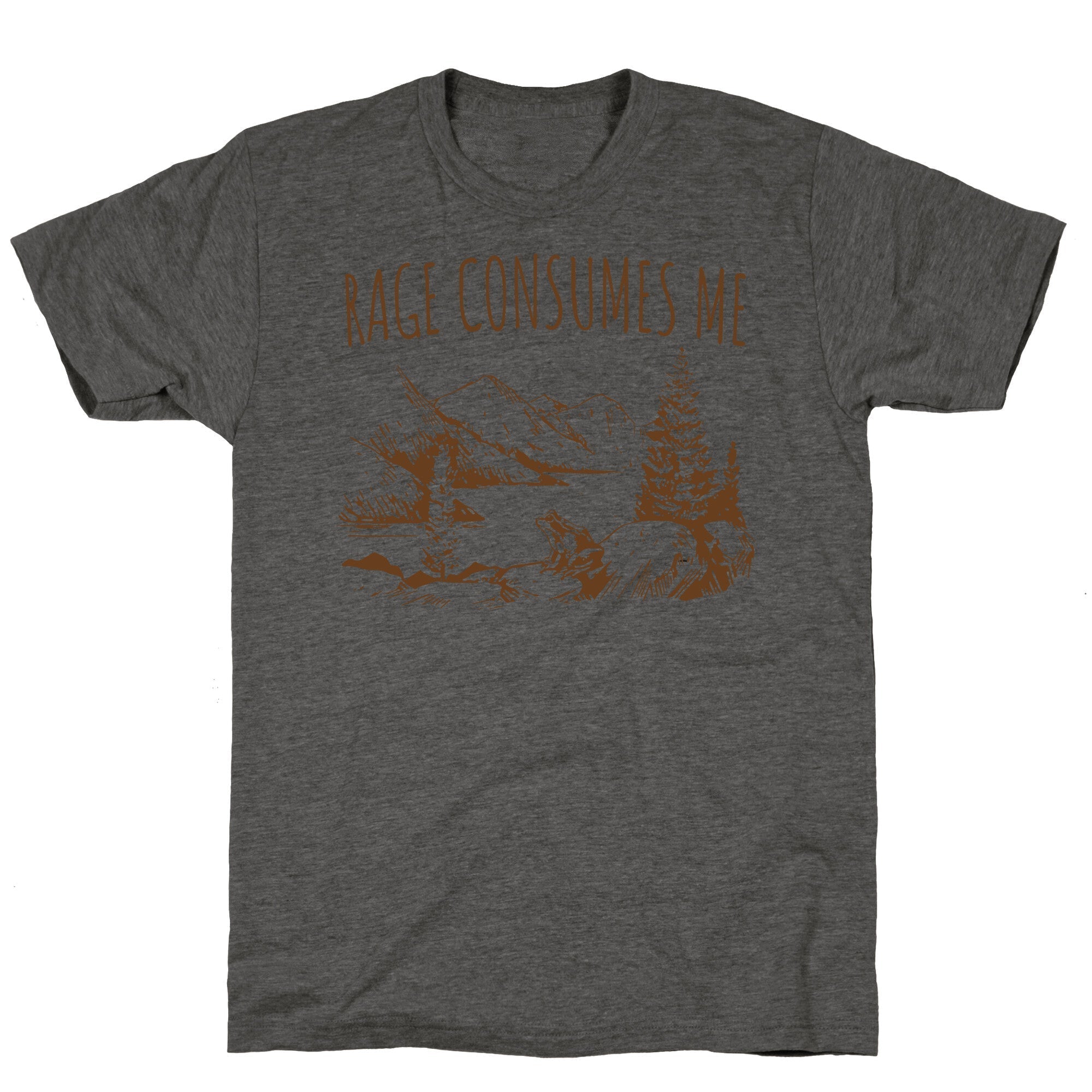 Rage Consumes Me Unisex Triblend - Adult & Kids T-Shirts, Sweatshirts & Hoodies apparel design preview 1
