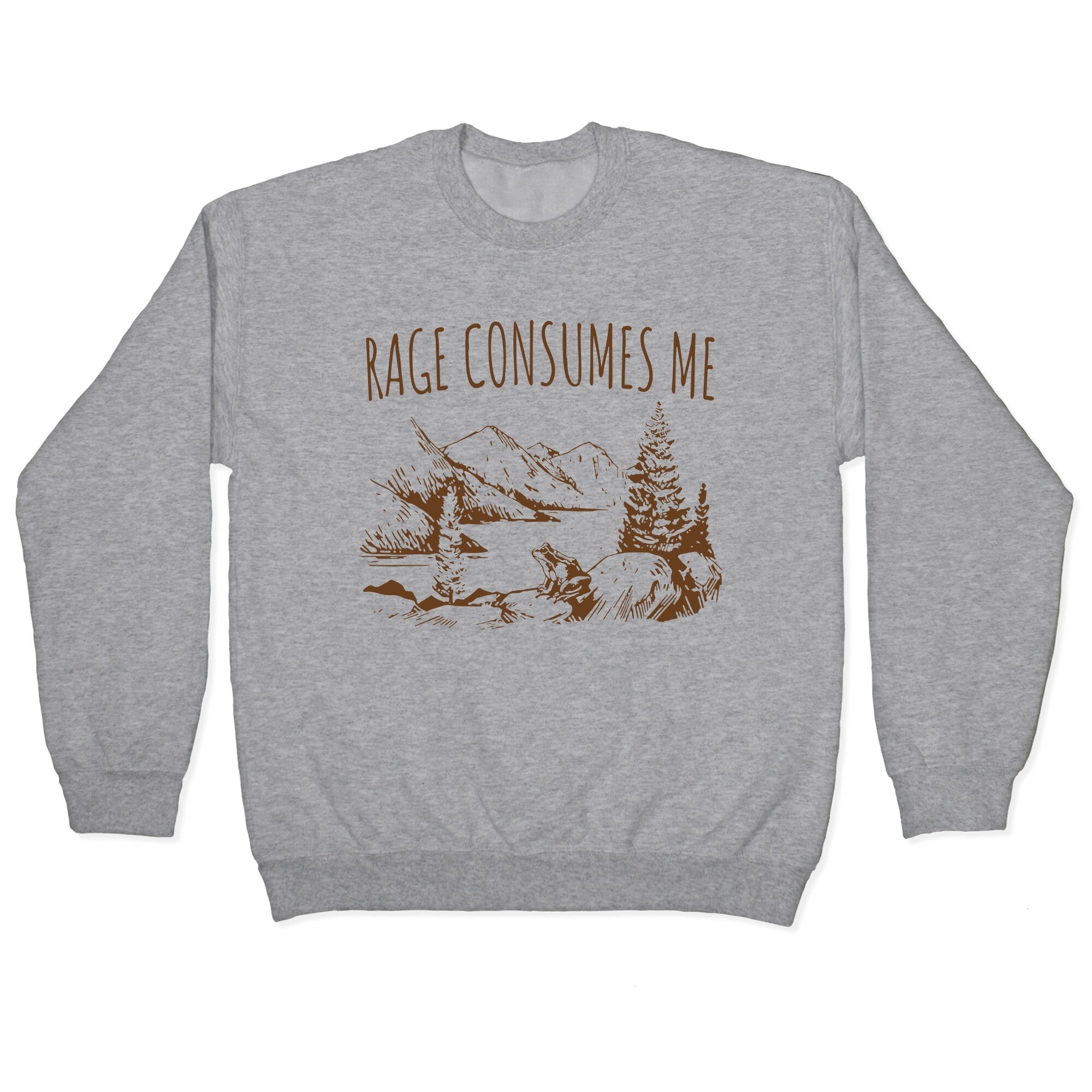 Rage Consumes Me Crewneck - Adult & Kids T-Shirts, Sweatshirts & Hoodies apparel design preview 1