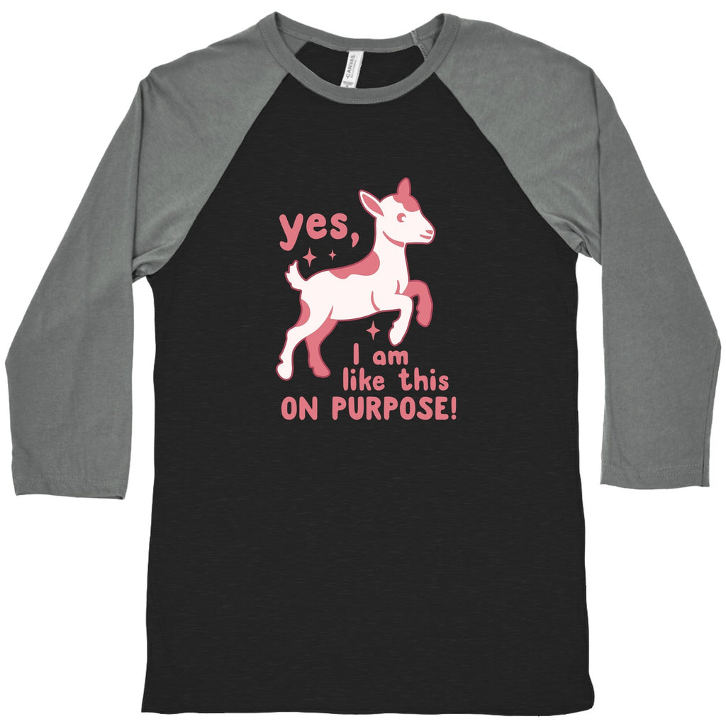 Yes I Am Like This On Purpose Baseball - Adult & Kids T-Shirts, Sweatshirts & Hoodies apparel design preview 1